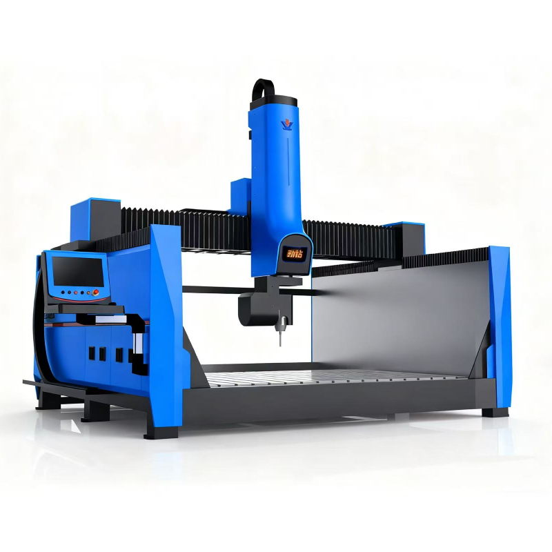  Dual-Head 5-Axis Stone Engraving Machine