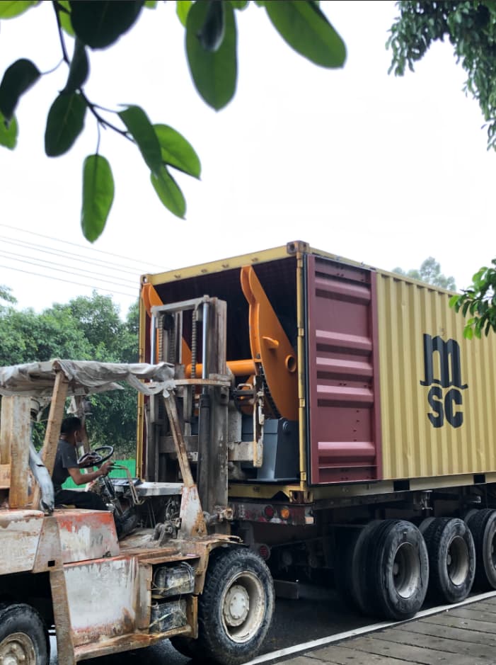 Stone Block Flipping Machine